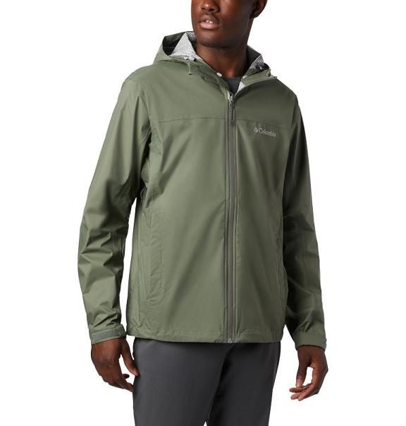 Columbia Omni-Tech Rain Jacket Brown For Men's NZ86925 New Zealand